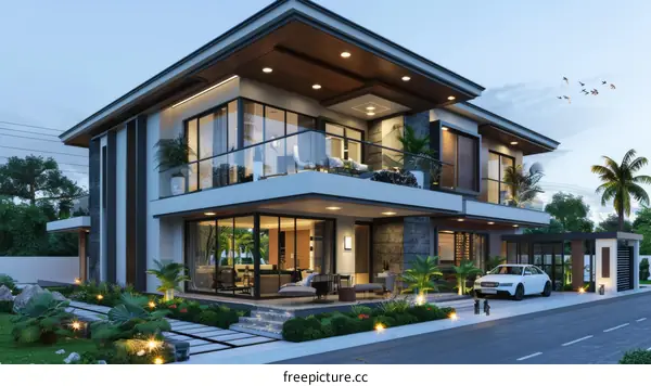 Modern Stylish Luxury House Exterior Design