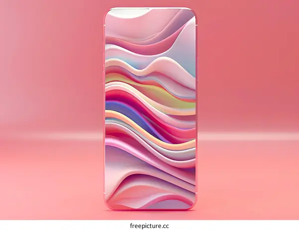 Abstract Background with Wavy Lines