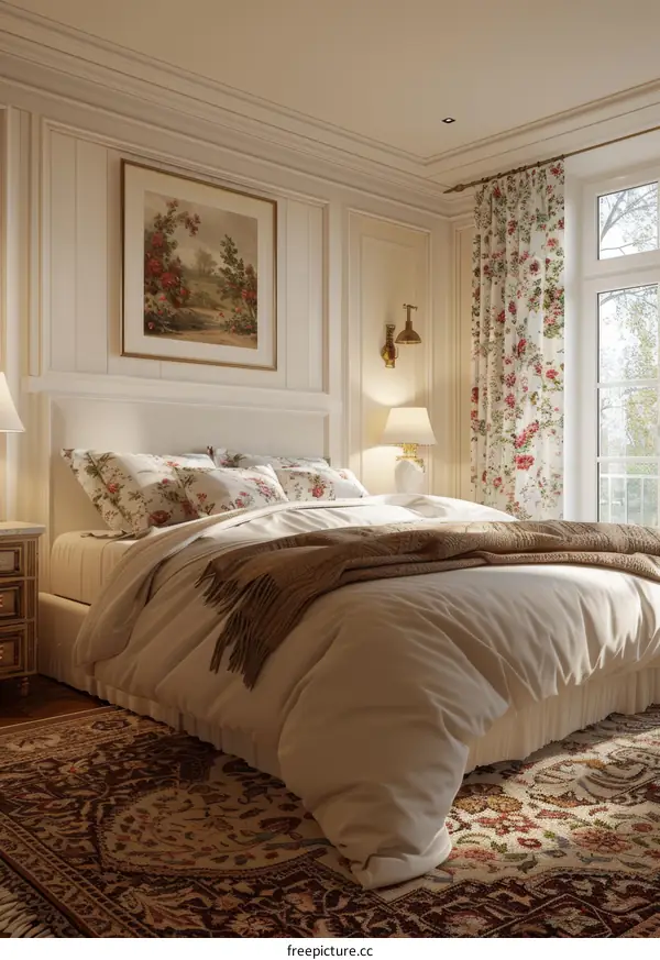 Elegant and Romantic Bedroom Interior Design