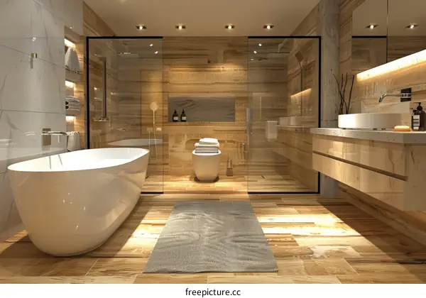 Modern Luxurious Bathroom Interior Design