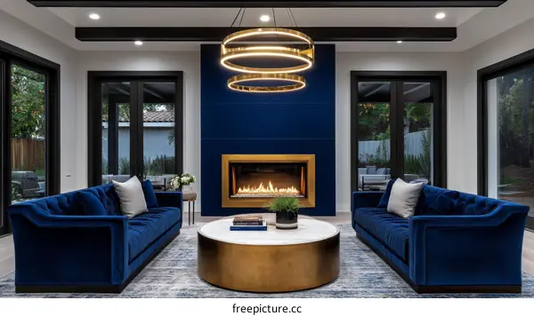 Modern Luxurious Living Room Interior Design