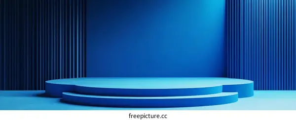 Modern Blue Minimalist Product Showcase