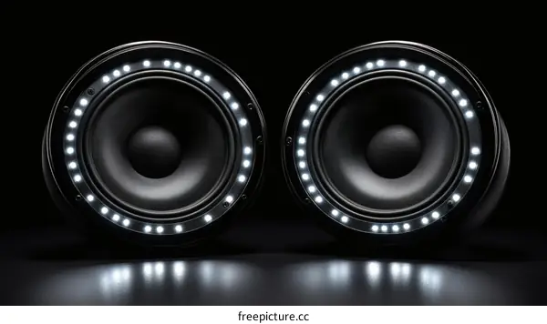 High-Performance Loudspeaker with LED Lighting
