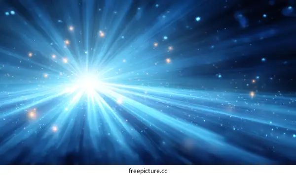 Abstract Light Burst Background Design