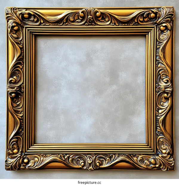 Ornate Gold Picture Frame