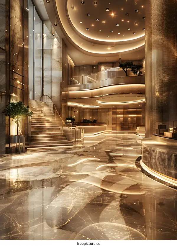 The magnificent lobby