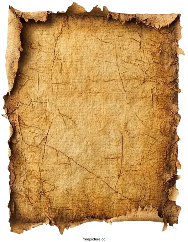 [Transparent Background PNG]Vintage Aged Paper Texture Background Illustration