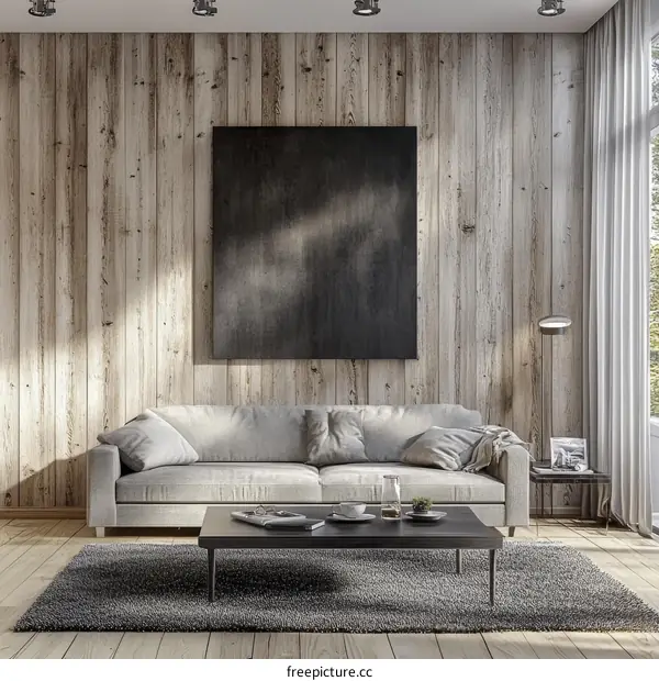 Modern Rustic Living Room Interior Design