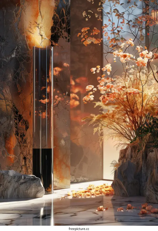 Modern Interior Design with Autumnal Decor