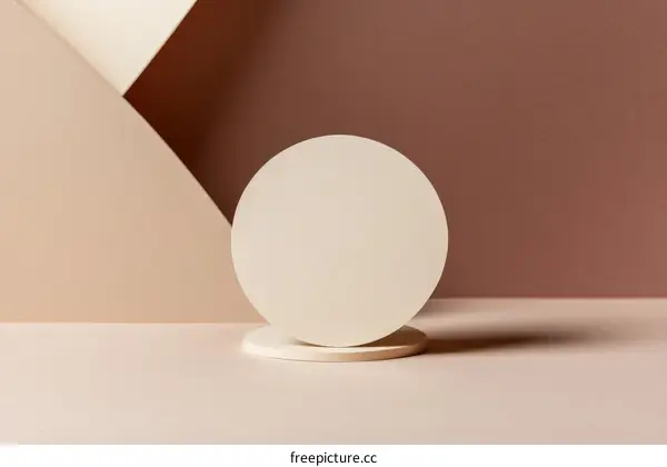 Geometric Abstract Minimalist Display Background