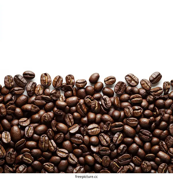 Roasted Coffee Beans Close Up View