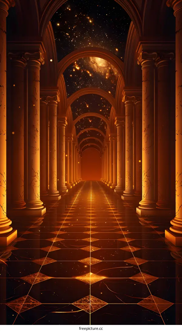A Long Golden Corridor
