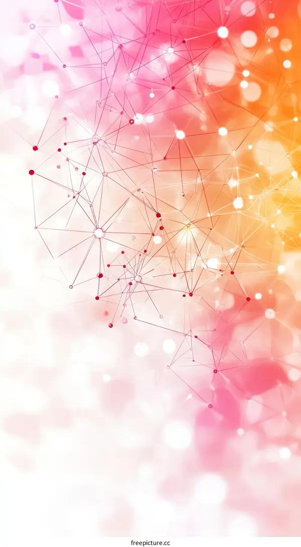 Abstract Network Connections Background Illustration