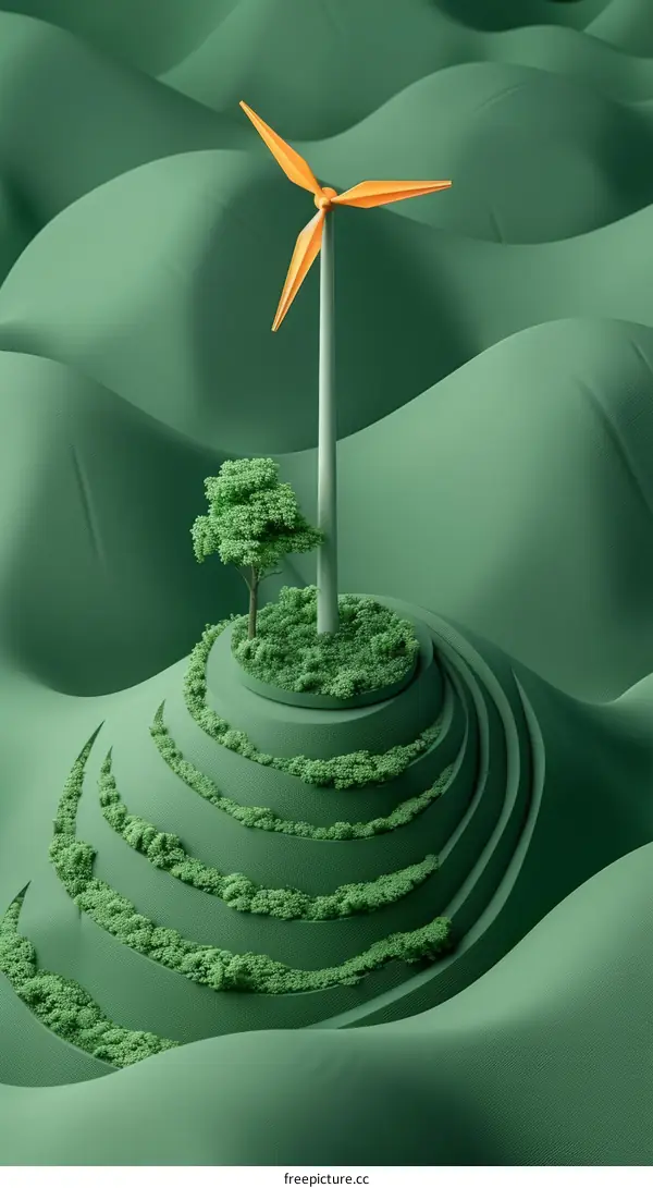 Green energy powers a sustainable future