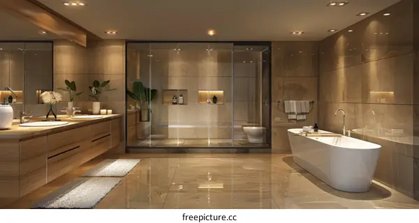 Modern Luxurious Bathroom Design