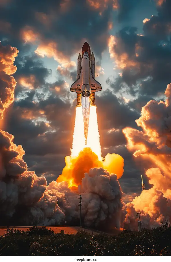 Space Shuttle Atlantis Launch