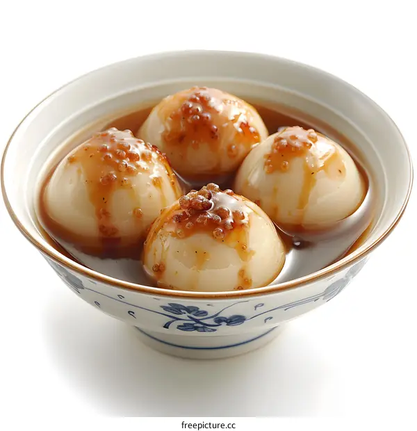 Glutinous rice balls in sweet soup