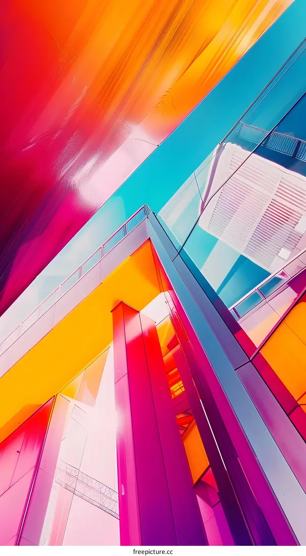 Colorful Abstract Building Architecture