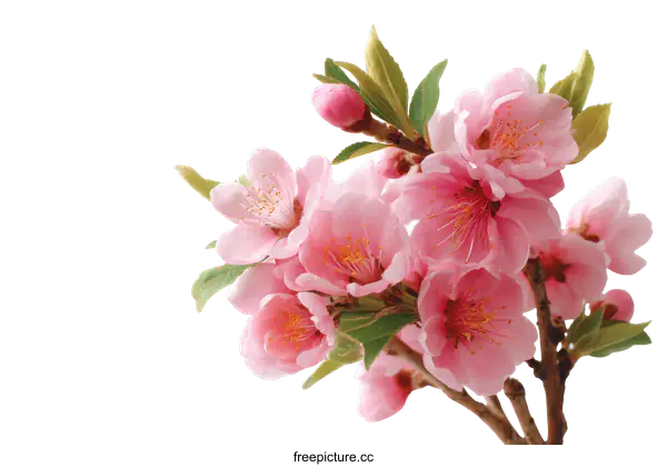 [Transparent Background PNG]Beautiful Pink Blossoms in Spring