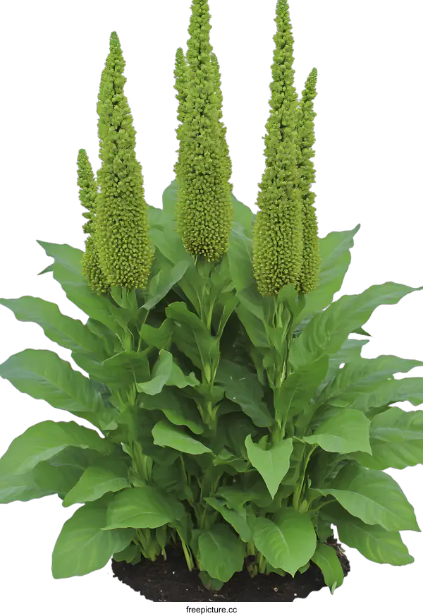 [Transparent Background PNG]Green Plant With Tall Spikes