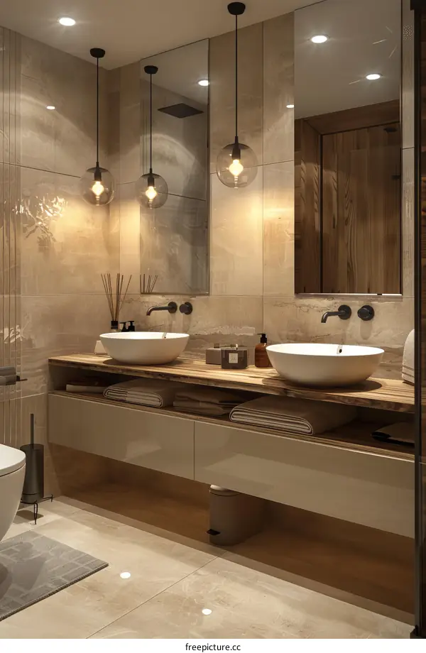 Modern Stylish Bathroom Interior Design