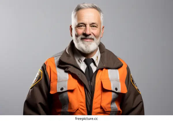 Portrait of a smiling police officer