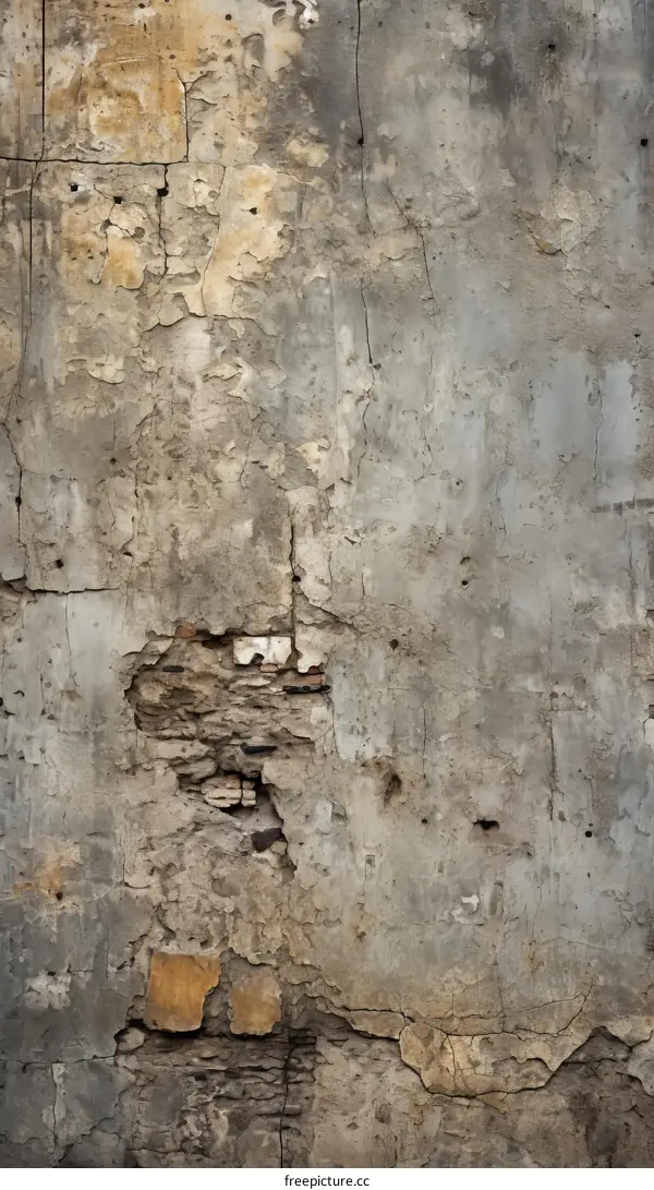 Cracked and Weathered Wall Texture