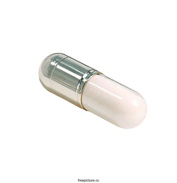 [Transparent Background PNG]Medical Capsule Illustration on White Background