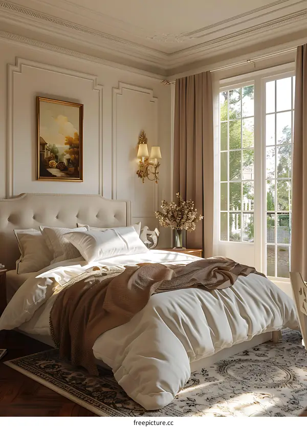 European luxury bedroom