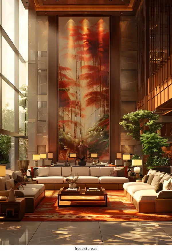 Luxurious Hotel Lobby Interior Design