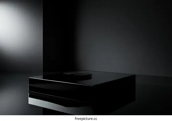 Modern Minimalist Black Display Pod