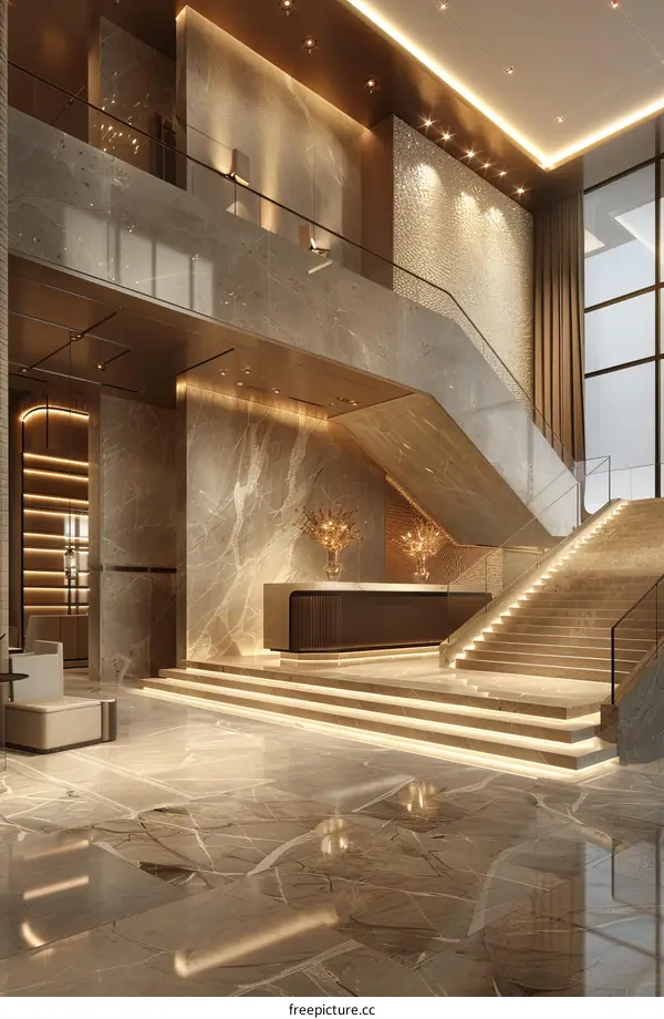 Luxury Hotel Lobby Interior Design