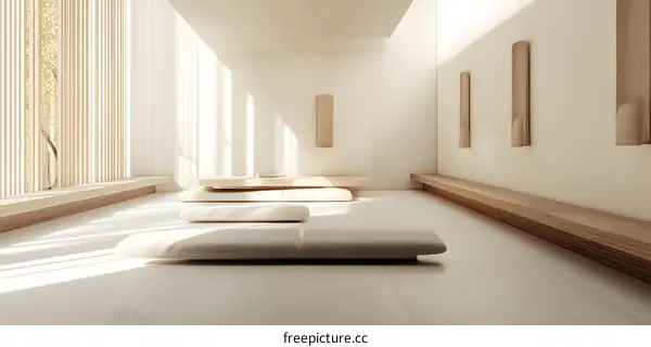 Minimalist Zen Room Design with Natural Light