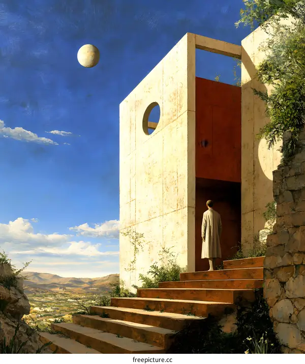 Modern Architecture and A Distant Moon