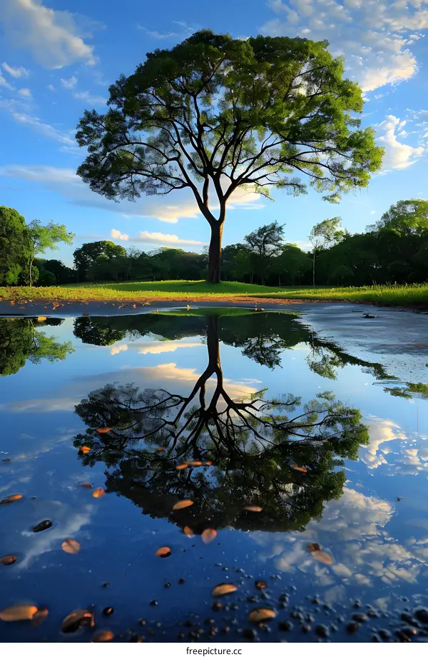 Tree Reflection in Water