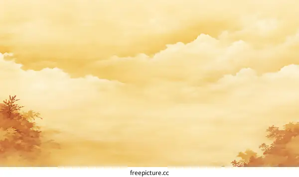 Pastel Sky Landscape Artwork