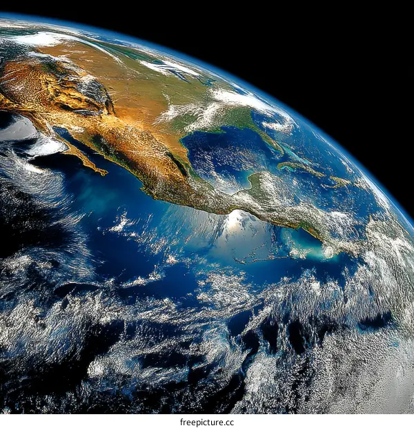 Earth From Space Stunning View of the Americas