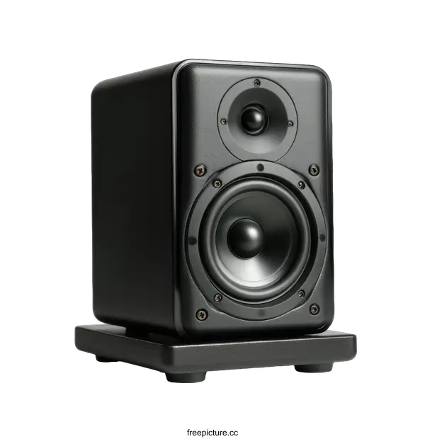 [Transparent Background PNG]Black Modern Speaker