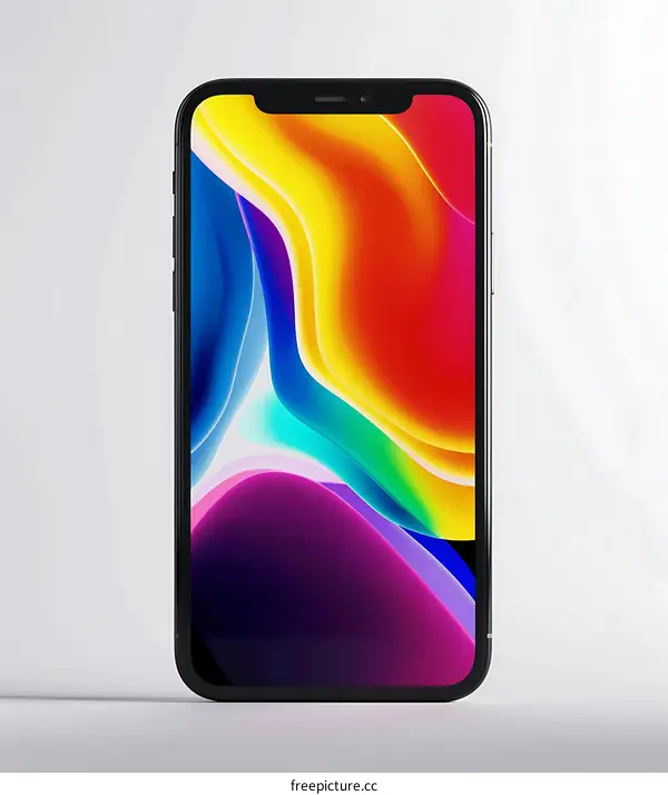 Abstract Colorful Gradient Phone Wallpaper