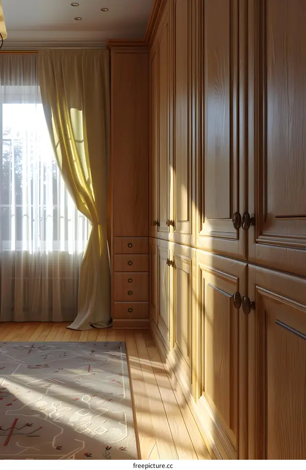 Wooden Closet Doors Interior Design