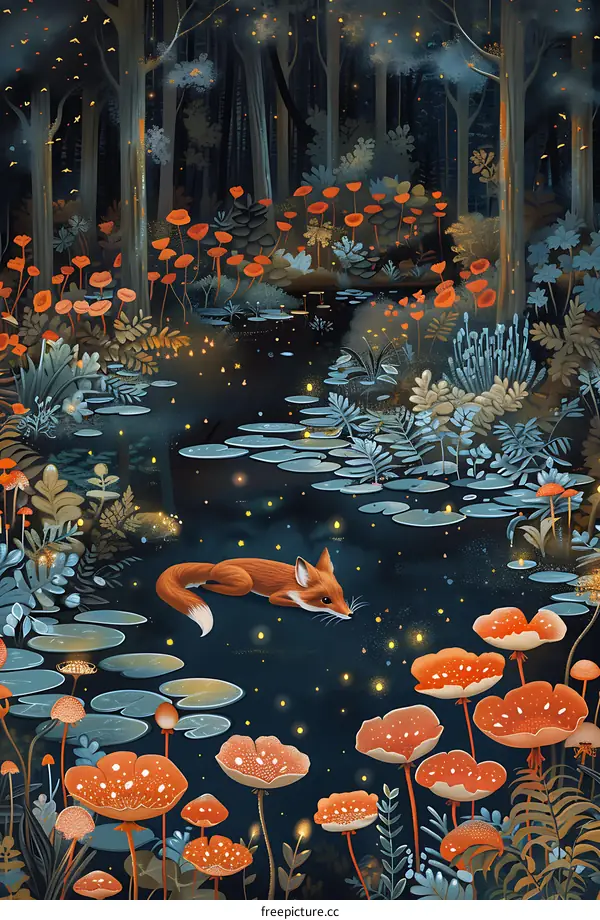 Fox in the Enchanted Forest