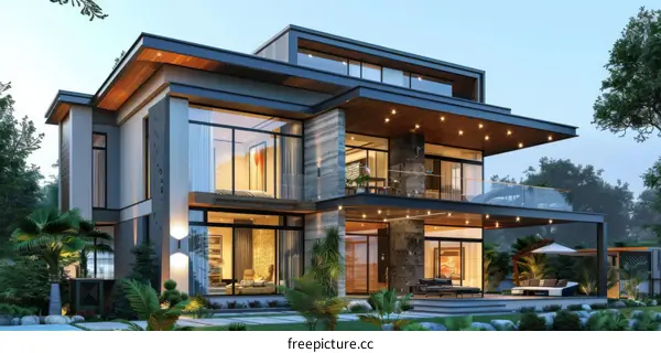 Modern Luxury House Exterior Design
