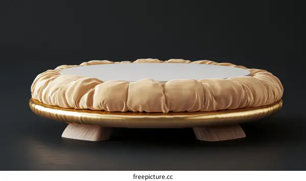 Luxury Round Fabric Platform Display