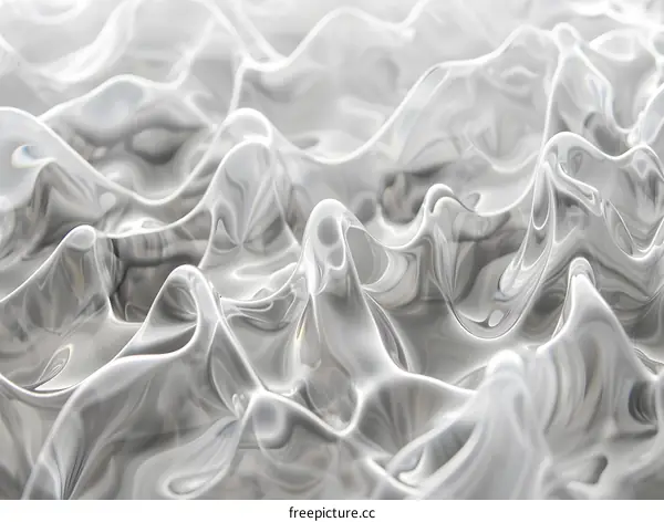 abstract white fluid surface
