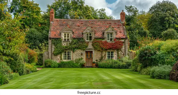 Charming English Country Cottage with Beautiful Garden