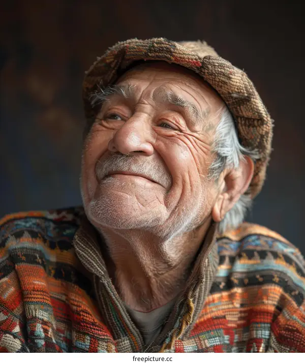 Portrait of a Senior Caucasian Man