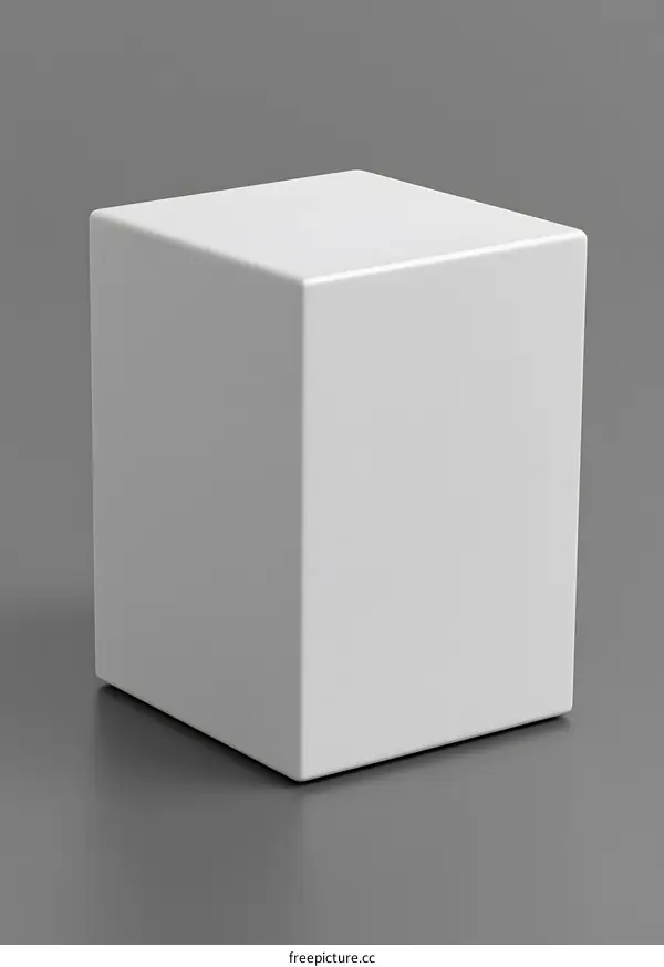 White Cube 3D Render