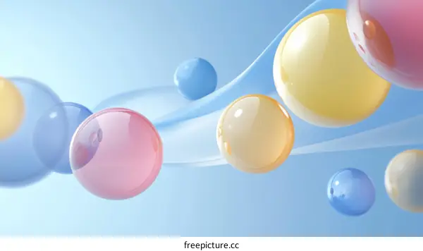 Abstract Colorful Geometric Balls in Air