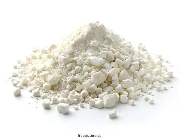 pile of white powder