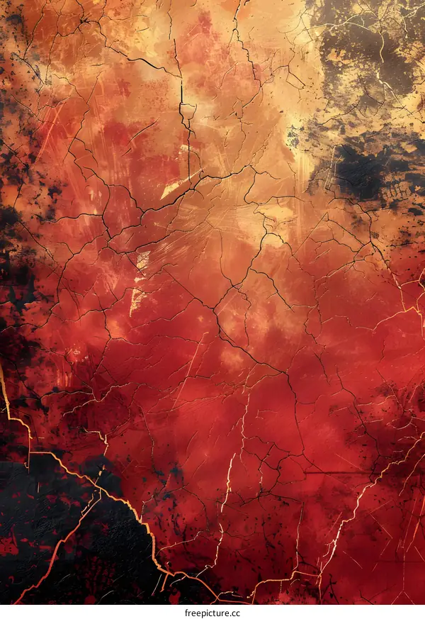 Molten質感的紅色背景